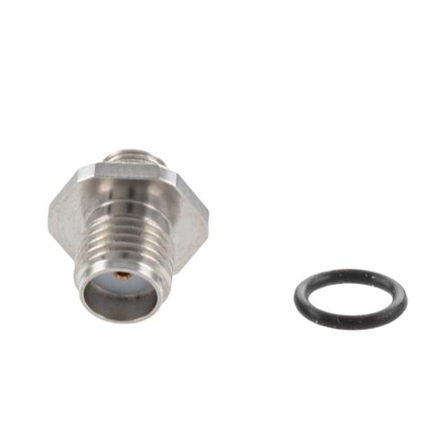 SMA Female (Jack) to SMP Male (Plug) Full Detent Bulkhead Adapter with Stainless Steel Body FMAD10130