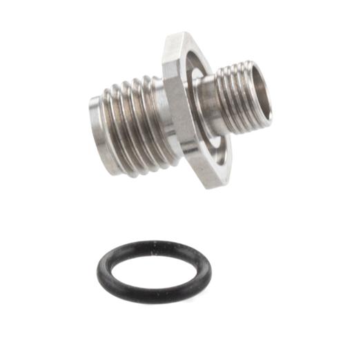 SMA Female (Jack) to SMP Male (Plug) Full Detent Bulkhead Adapter with Stainless Steel Body FMAD10130