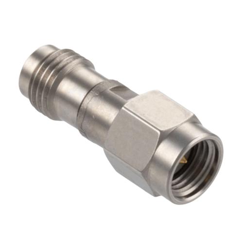 2.92mm Male (Plug) to 1.85mm Female (Jack) Adapter with Passivated Stainless Steel Body FMAD10140