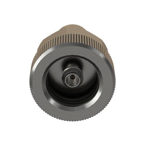 1.85mm Male to 1.0mm NMD Female Adapter with Passivated Stainless Steel Body FMAD10147