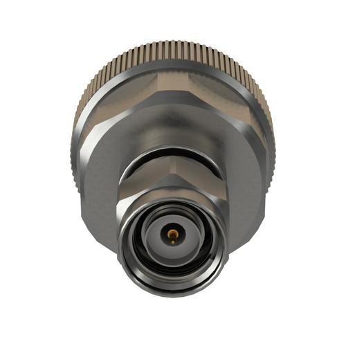 1.85mm Male to 1.0mm NMD Female Adapter with Passivated Stainless Steel Body FMAD10147