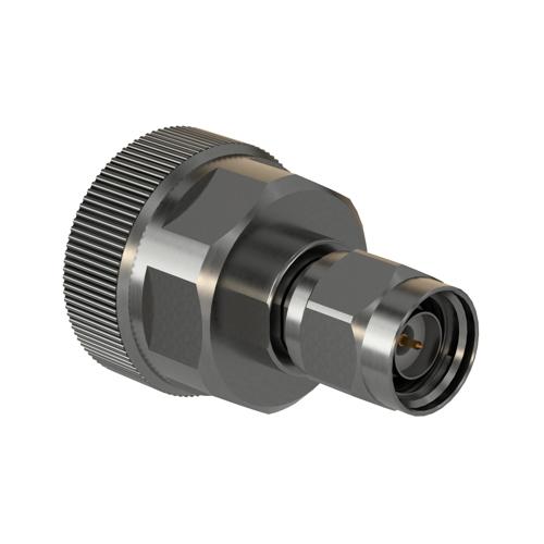 1.85mm Male to 1.0mm NMD Female Adapter with Passivated Stainless Steel Body FMAD10147