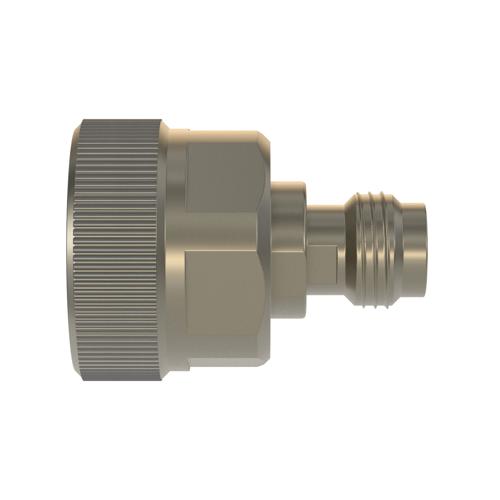 1.85mm Female (Jack) to 1.0mm NMD Female (Jack) Adapter with Passivated Stainless Steel Body FMAD10148