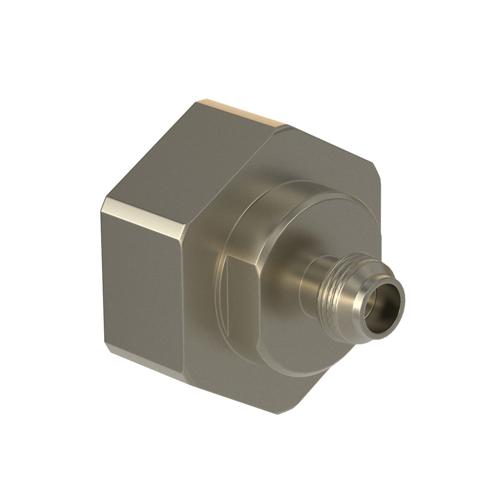 1.0mm Female (Jack) to 1.0mm NMD Female (Jack) Adapter with Passivated Stainless Steel Body FMAD10149