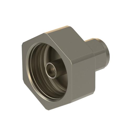 1.0mm Male (Plug) to 1.0mm NMD Female (Jack) Adapter with Passivated Stainless Steel Body FMAD10150