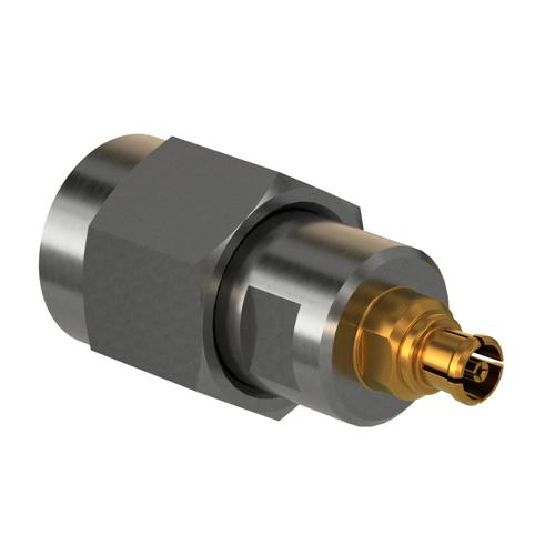 Engineering Grade SMA Male (Plug) to Mini SMP Female (Jack) Push-On Adapter FMAD10173
