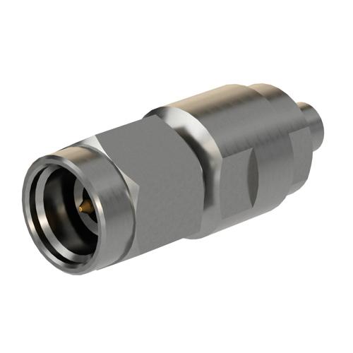 Engineering Grade 2.92mm Male (Plug) to Mini SMP Male (Plug) Smooth Bore Adapter with Passivated Stainless Steel Body FMAD10176