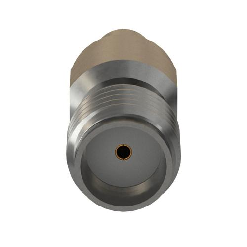 Engineering Grade SMA Female (Jack) to Mini SMP Male (Plug) Full Detent Adapter with Passivated Stainless Steel Body FMAD10178