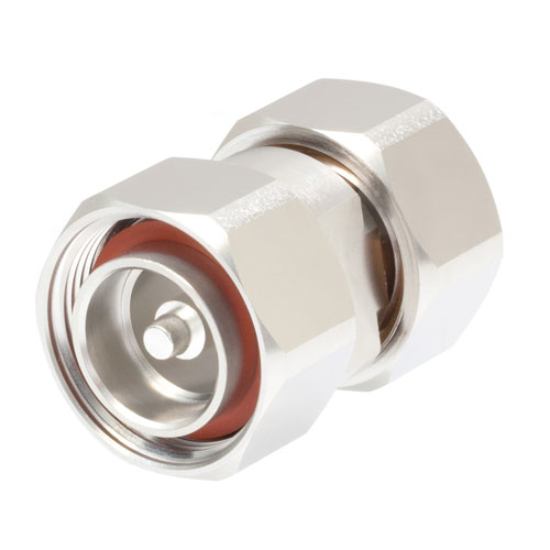 Low PIM 7/16 DIN Male (Plug) to 7/16 DIN Male (Plug) Adapter, Tri-Metal Plated Brass Body, High temp FMAD1040