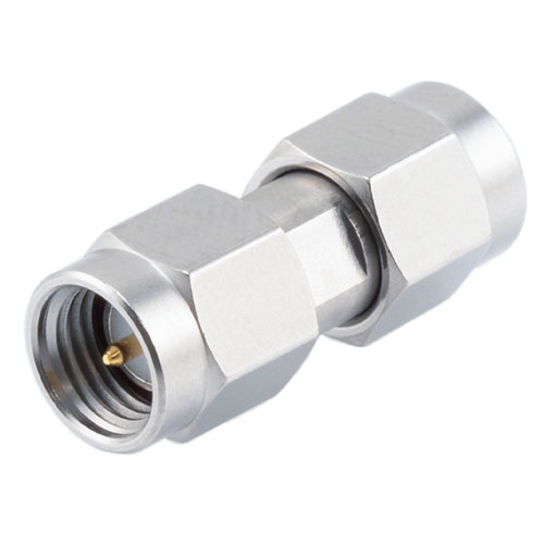SMA Male to SMA Male Adapter with Passivated Stainless Steel Body FMAD1245