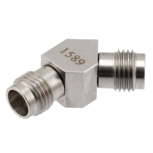 RF Adapter, 45 Degree Angle 2.4mm jack to 2.4mm jack 50GHz VSWR 1.25 FMAD1589