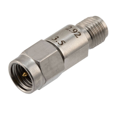 Engineering Grade 2.92mm Female (Jack) to 3.5mm Male (Plug) Adapter with Stainless Steel Body FMAD1636