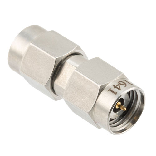 High Temperature Adapter 2.4mm Male to 2.4mm Male, 50GHz VSWR1.3, MIL-STD 348B with Stainless Steel Body FMAD1641