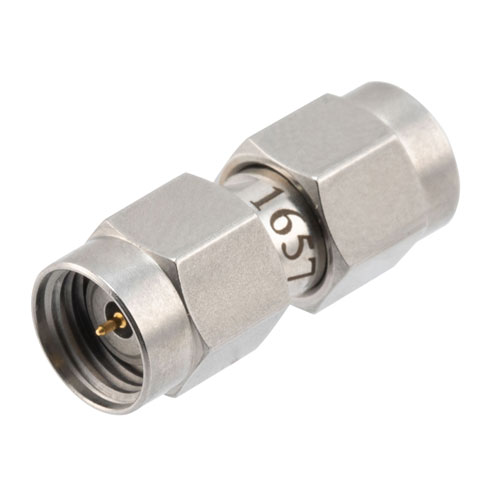 High Temperature Adapter 2.92mm Male to 1.85mm Male, 40GHz VSWR1.25, MIL-STD 348B with Stainless Steel Body FMAD1657