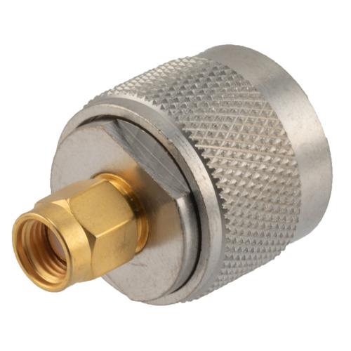 RP SMA Male (Plug) to N Male (Plug) Adapter, VSWR 1.2 up to 6 GHz FMAD1733