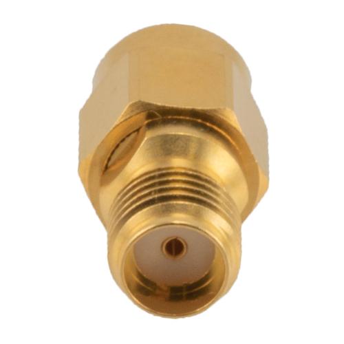 RP SMA Snap On Male (Plug) to SMA Female (Jack) Adapter, VSWR 1.2 up to 6 GHz FMAD1735