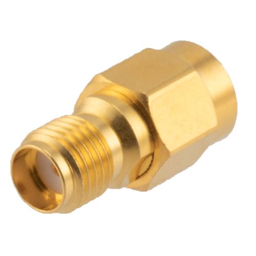 RP SMA Snap On Male (Plug) to SMA Female (Jack) Adapter, VSWR 1.2 up to 6 GHz FMAD1735