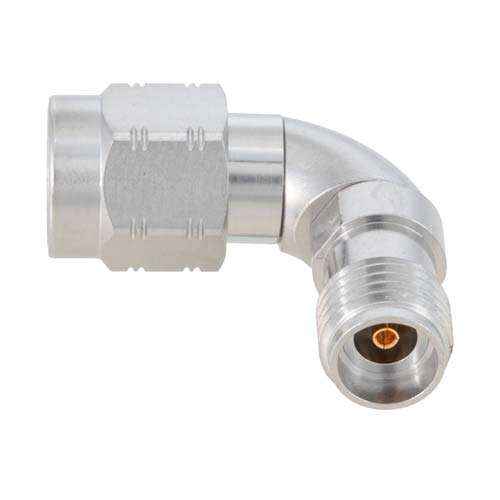 2.92mm Male (Plug) to Female (Jack) Radius Right Angle Adapter, VSWR 1.3 Max. at 40GHz FMAD91791