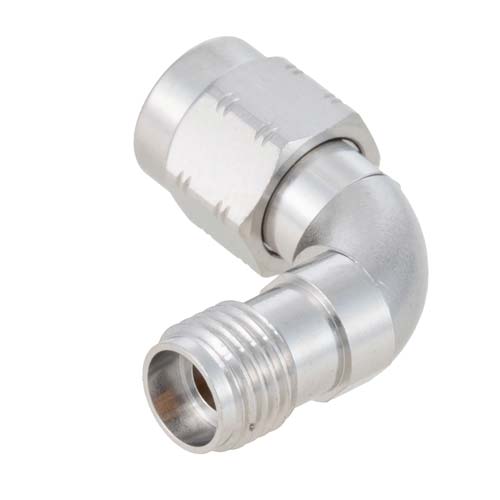 2.92mm Male (Plug) to Female (Jack) Radius Right Angle Adapter, VSWR 1.3 Max. at 40GHz FMAD91791