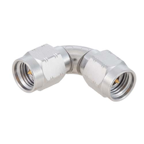 2.92mm Male (Plug) to Male (Plug) Radius Right Angle Adapter, VSWR 1.3 Max. at 40GHz FMAD91793
