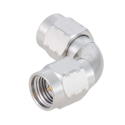 2.92mm Male (Plug) to Male (Plug) Radius Right Angle Adapter, VSWR 1.3 Max. at 40GHz FMAD91793