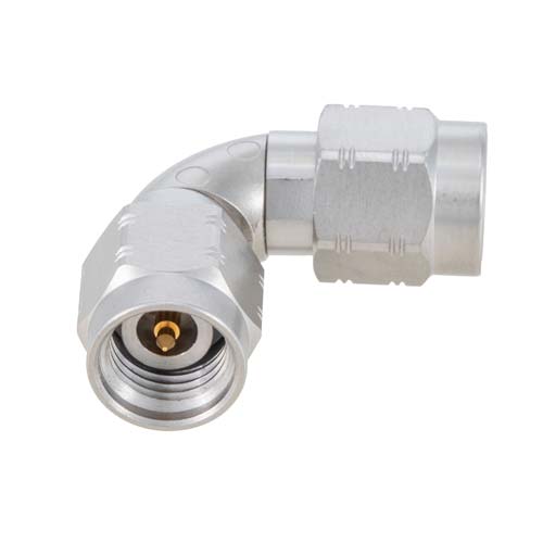 2.92mm Male (Plug) to Male (Plug) Radius Right Angle Adapter, VSWR 1.3 Max. at 40GHz FMAD91793