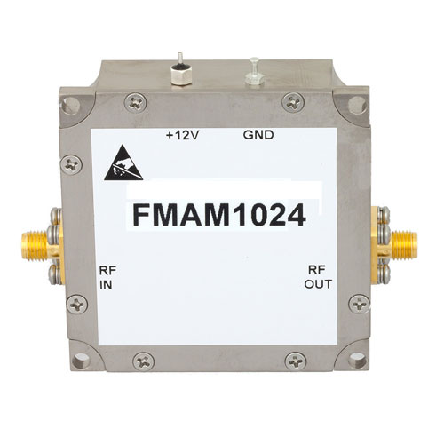 Low Noise Amplifier Operating From 1.2 GHz to 1.4 GHz with 35 dB Gain, 15 dBm P1dB and SMA FMAM1024