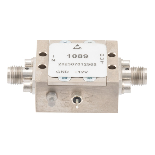 1.0 dB NF Low Noise Amplifier, Operating from 1 GHz to 3.5 GHz with 43 dB Gain, 18 dBm P1dB and SMA FMAM1089