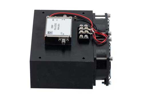 Medium Power Amplifier with Heatsink at 1 Watt P1dB Operating from 2 GHz to 20 GHz with 38 dBm IP3, SMA FMAM4058F