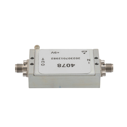 1 Watt P1dB, 4 GHz to 6 GHz, Medium Power GaAs Amplifier, 30 dB Gain, 42 dBm IP3 and SMA FMAM4078