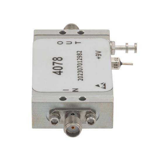 1 Watt P1dB, 4 GHz to 6 GHz, Medium Power GaAs Amplifier, 30 dB Gain, 42 dBm IP3 and SMA FMAM4078