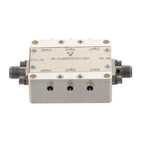 High Power Amplifier at 8 Watt Psat Operating from 1.5 GHz to 3.5 GHz with 19.5 dB Gain, 45 dBm IP3 and SMA FMAM5005