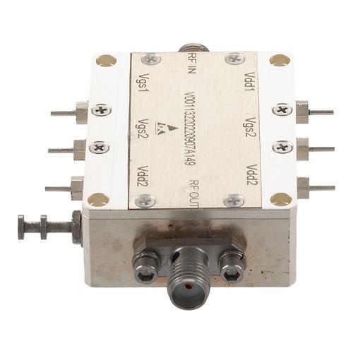 High Power Amplifier at 8 Watt Psat Operating from 1.5 GHz to 3.5 GHz with 19.5 dB Gain, 45 dBm IP3 and SMA FMAM5005