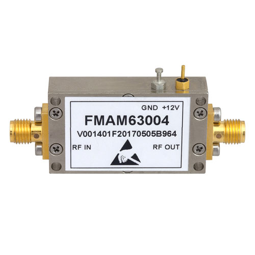 1.2 dB NF Input Protected Low Noise Amplifier, Operating from 900 MHz to 1.2 GHz with 30 dB Gain, 10 dBm P1dB and SMA FMAM63004