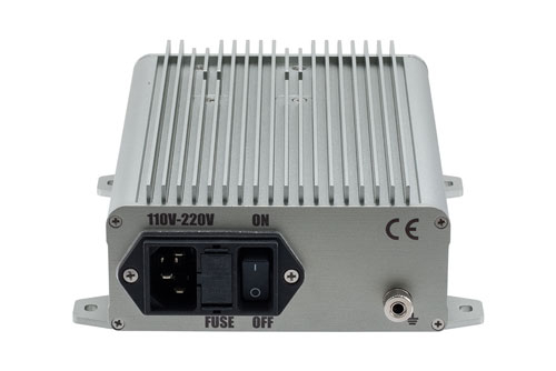 44 dB Gain, 20 dBm P1dB, 0.5 GHz to 40 GHz, Broadband AC Low Noise Amplifier, Bench-Top, 110/220VAC, 4.5 dB Noise Figure, 2.92mm FMAM63031