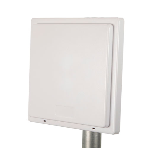 2400 to 2500 MHz RFID Flat Panel Antenna, RHCP, 12 dBi, White ABS, N Female, IP67 FMANFP1035