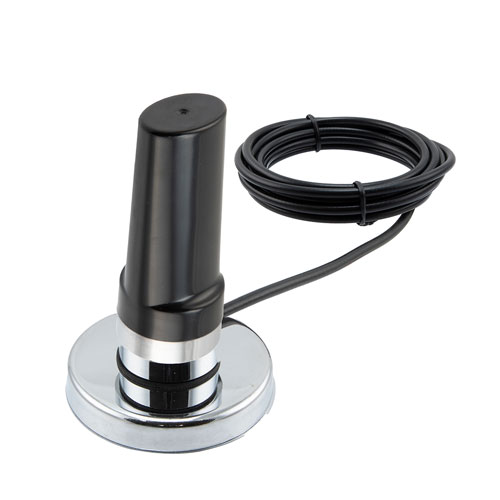 143-432MHz, 4.5 dBi Gain, Omni-directional Antenna with Magnetic NMO Mount, SMA-Male Connector FMANMOB1003-SM