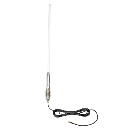 698 to 2700 MHz Omni Antenna 6.5 dBi Gain, 8 mm Spring SMA Male Connector, White Fiberglass Radome FMANOM1072