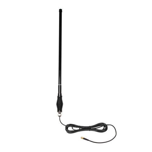 698 to 2700 MHz Omni Antenna 6.5 dBi Gain, 5.5 mm Spring SMA Male Connector, Black Fiberglass Radome FMANOM1075