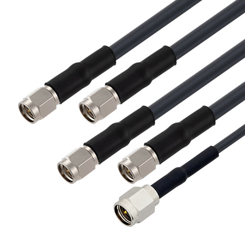 4 Cellular, 1 GPS Combination Antenna 4 SMA, 1 SMA Connector Black FMANOM1102