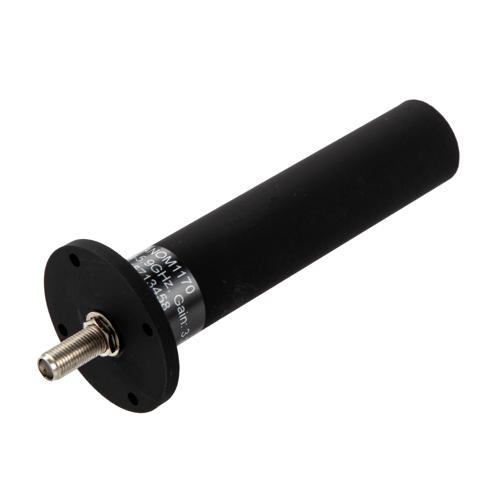 4.4 GHz to 5.9 GHz, Bifilar Omni Antenna, LHCP with 3.75 dBic Gain, Flange Mount SMA Female and Black G10 Radome FMANOM1170