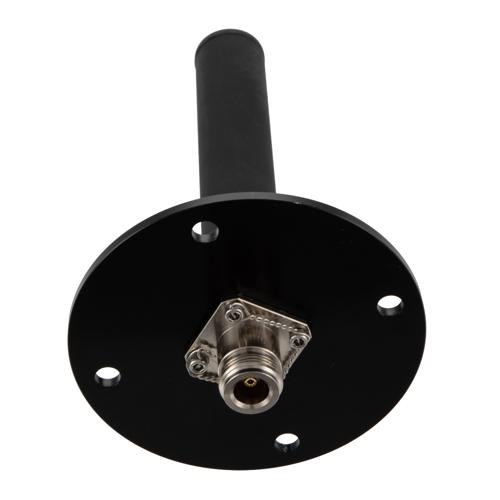 4.4 GHz to 5.9 GHz, Bifilar Omni Antenna, RHCP with 3.75 dBic Gain, Flange Mount Type N Female and Black G10 Radome FMANOM1176