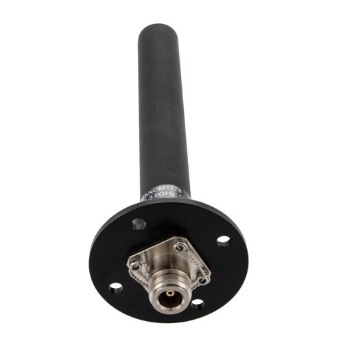 4.4 GHz to 5 GHz, Bifilar Omni Antenna, RHCP with 4 dBic Gain, Flange Mount Type N Female and Black G10 Radome FMANOM1178