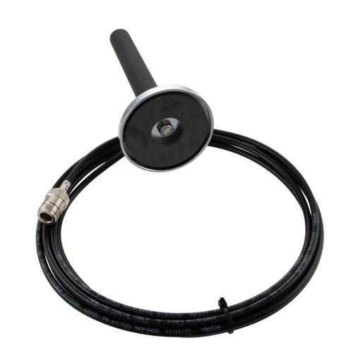 4.4 GHz to 5.9 GHz, Bifilar Omni Antenna, RHCP with 3.75 dBic Gain, Magnetic Mount LMR195 Cable with Type N Female and Black G10 Radome FMANOM1179