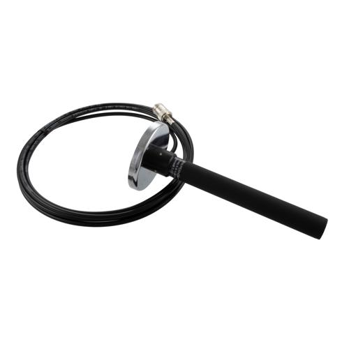 4.4 GHz to 5.9 GHz, Bifilar Omni Antenna, RHCP with 3.75 dBic Gain, Magnetic Mount LMR195 Cable with Type N Female and Black G10 Radome FMANOM1179