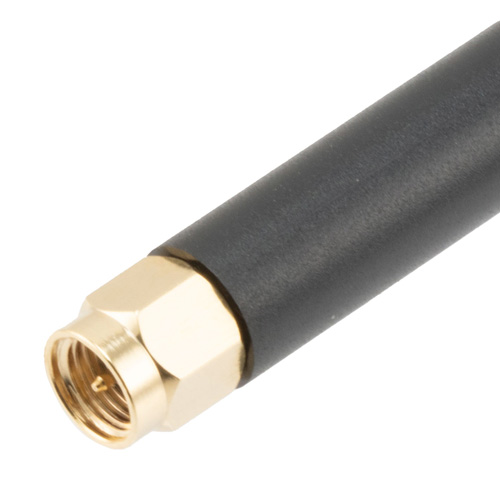 860 MHz to 870 MHz Stubby Antenna, Monopole, SMA Male Connector, 1 dBi Gain FMANRBD1037