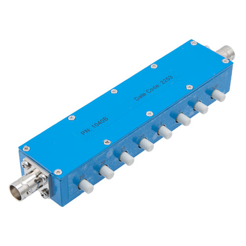 0 to 90 dB Step Attenuator 50 Ohm BNC Female To 50 Ohm BNC Female With 1 dB Step Rated To 2 Watts Up To 1 GHz in a Push Button design FMAT1040B