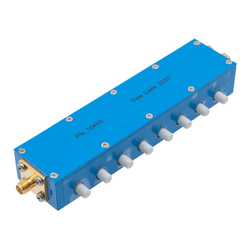0 to 90 dB Step Attenuator 50 Ohm SMA Female To 50 Ohm SMA Female With 1 dB Step Rated To 5 Watts Up To 4 GHz in a Push Button design FMAT1045S