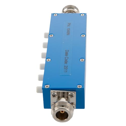 0 to 41 dB Step Attenuator with a 1 dB Step N Female Interface Rated Up to 4 GHz and Up to 2 Watts in a Push Button Design FMAT1049N