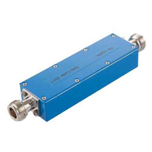 0 to 41 dB Step Attenuator with a 1 dB Step N Female Interface Rated Up to 4 GHz and Up to 2 Watts in a Push Button Design FMAT1049N